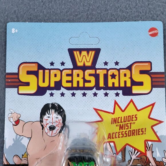WWE Superstars Series 14 The Great Muta Figure Black (CHASE) Unpunched FSC NEW - Picture 5 of 12